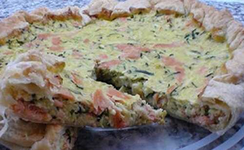 Quiche Légère aux Deux Saumons