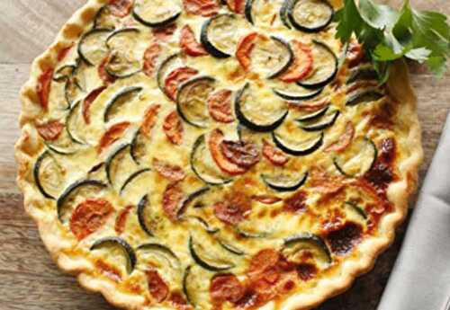 Quiche Légère aux Légumes Sautés