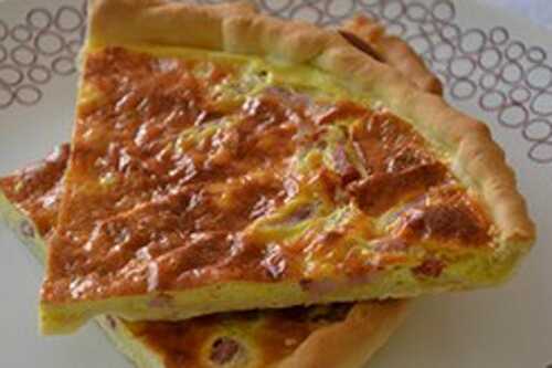 Quiche lorraine au curry