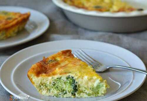 Quiche Sans Pâte au Brocoli