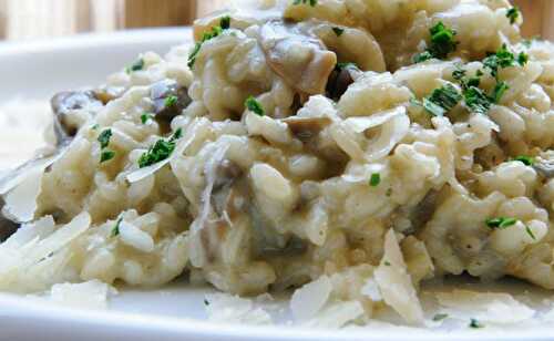 Risotto au Poulet et Champignons