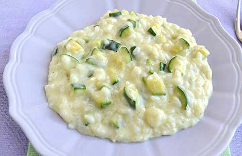 Risotto aux courgettes et Philadephia avec Thermomix