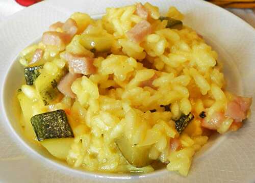 Risotto aux Courgettes / Jambon et Curry au Thermomix