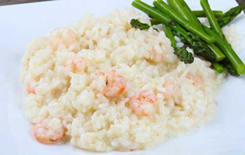 Risotto aux crevettes léger