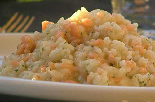 Risotto Léger au Saumon Frais et Boursin