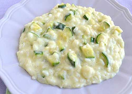 Risotto Léger aux Courgettes et Skyr