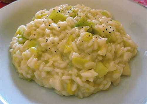 Risotto Léger aux Poireaux