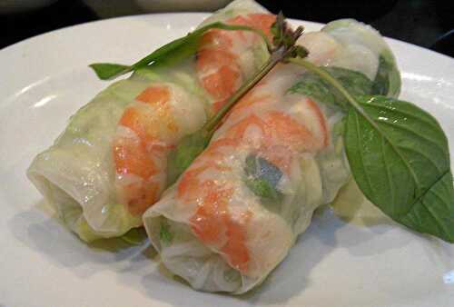 Rouleaux de Printemps aux Crevettes