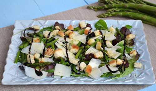 Salade d'asperges et parmesan