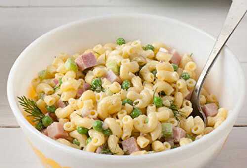 Salade de Pâtes au Jambon et Petit Pois