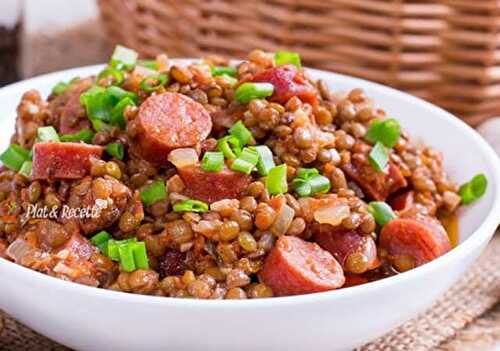 Saucisses aux Lentilles