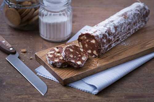 Saucisson au chocolat Facile avec Thermomix