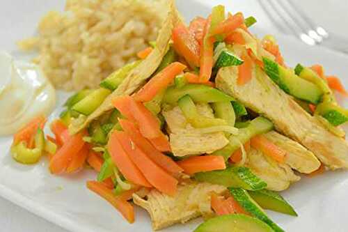 Sauté de Légumes au Poulet