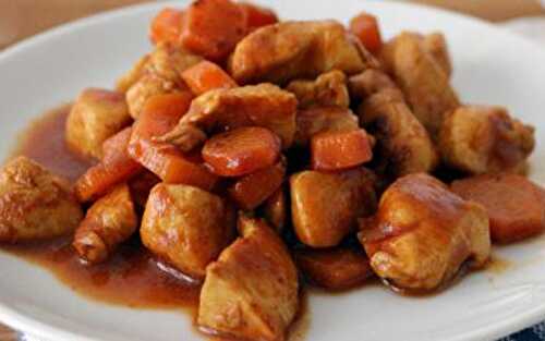 Sauté de Poulet aux Carottes et Sauce Soja