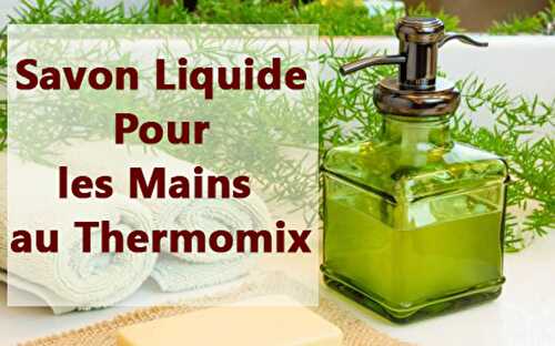 Savon Liquide Pour les Mains au Thermomix