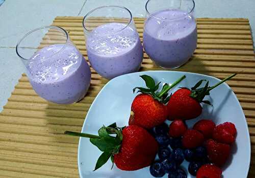 Smoothie aux fruits rouges avec Thermomix