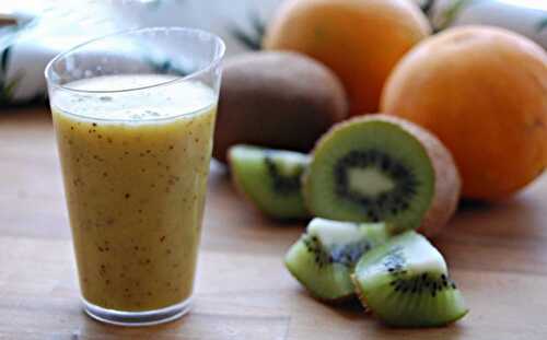 Smoothie du kiwi au gingembre avec Thermomix