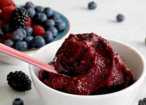 Sorbet aux Fruits Rouges au Thermomix