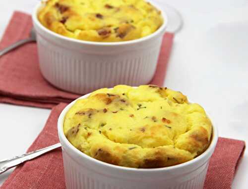 Soufflé à l'Emmental et Jambon