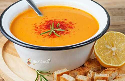 Soupe aux Légumes et Lentilles Corail - Plat et Recette