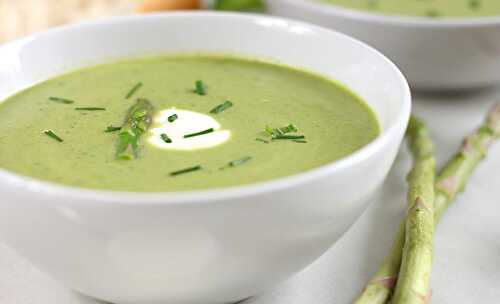 Soupe aux légumes verts