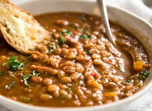 Soupe Légère aux Lentilles