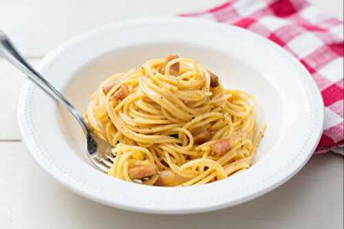 Spaghetti à la Carbonara légère