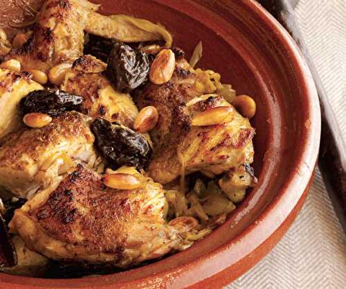 Tajine de poulet aux pruneaux