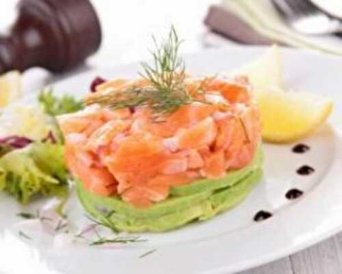 Tartare saumon avocat