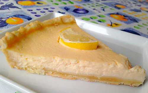 Tarte au Citron Allégée et Facile