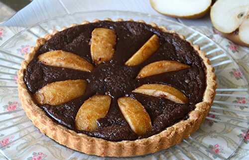 Tarte aux poires et au chocolat avec Thermomix