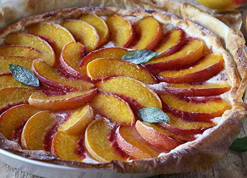 Tarte Légère aux Pêches