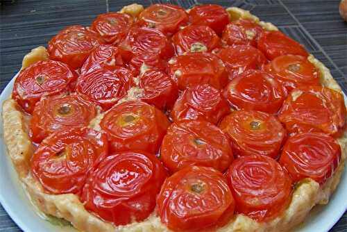 Tarte tatin aux tomates