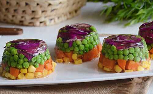 Terrine de légumes en gelée avec Thermomix