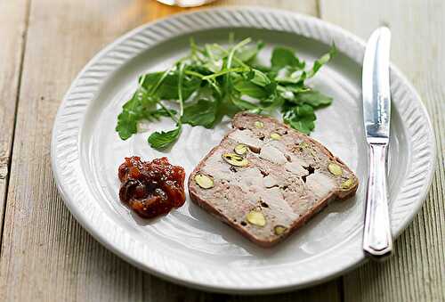 Terrine poulet pistache