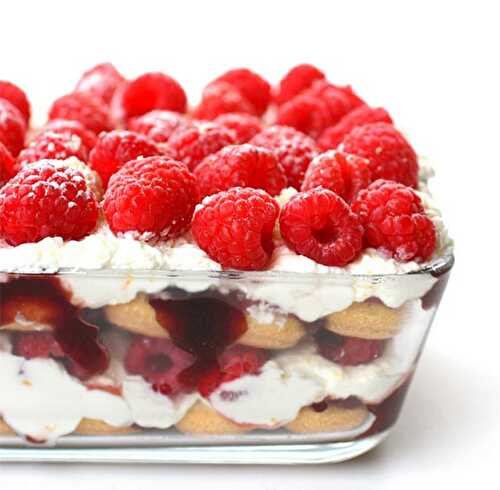 Tiramisu aux fruits rouges