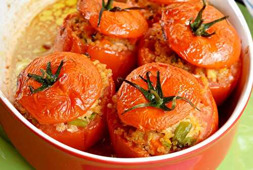 Tomates Farcies au Thon et Quinoa