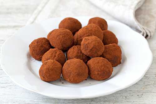 Truffes au chocolat légères