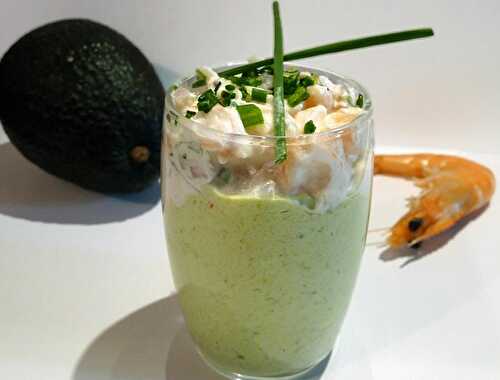 Verrine Légères Avocats / Crevettes et Kiri