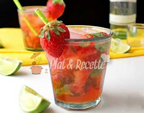 Virgin Mojito Fraise Sans Sucre Ni Alcool