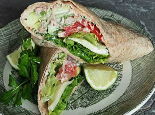 Wrap au Thon et Avocat