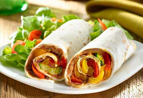 Wrap froid aux légumes