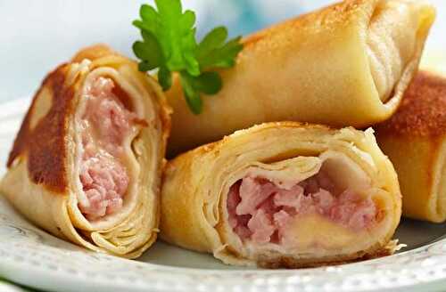 Crêpes au Jambon et Béchamel Légère