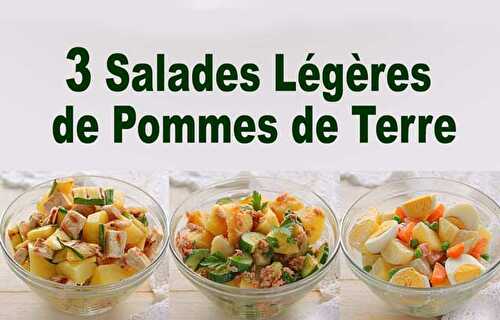 3 Salades Légères de Pommes de Terre