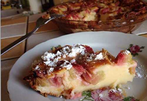 Clafoutis Léger à la Rhubarbe