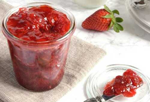 Confiture à la Fraise Légère Sans Sucre