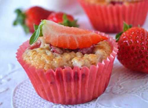 Muffins Légers Fraise-Amande