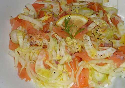 Salade de Fenouil au Saumon Fumé