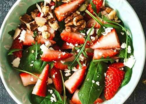 Salade Légère aux Fraises