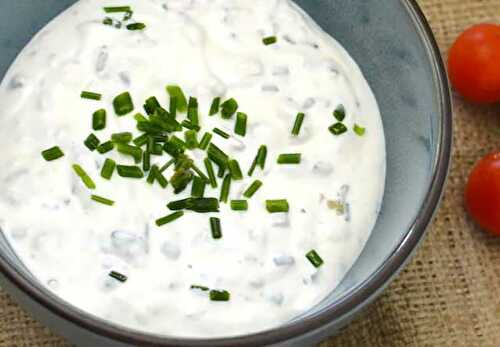 Sauce Fromage Blanc Ciboulette